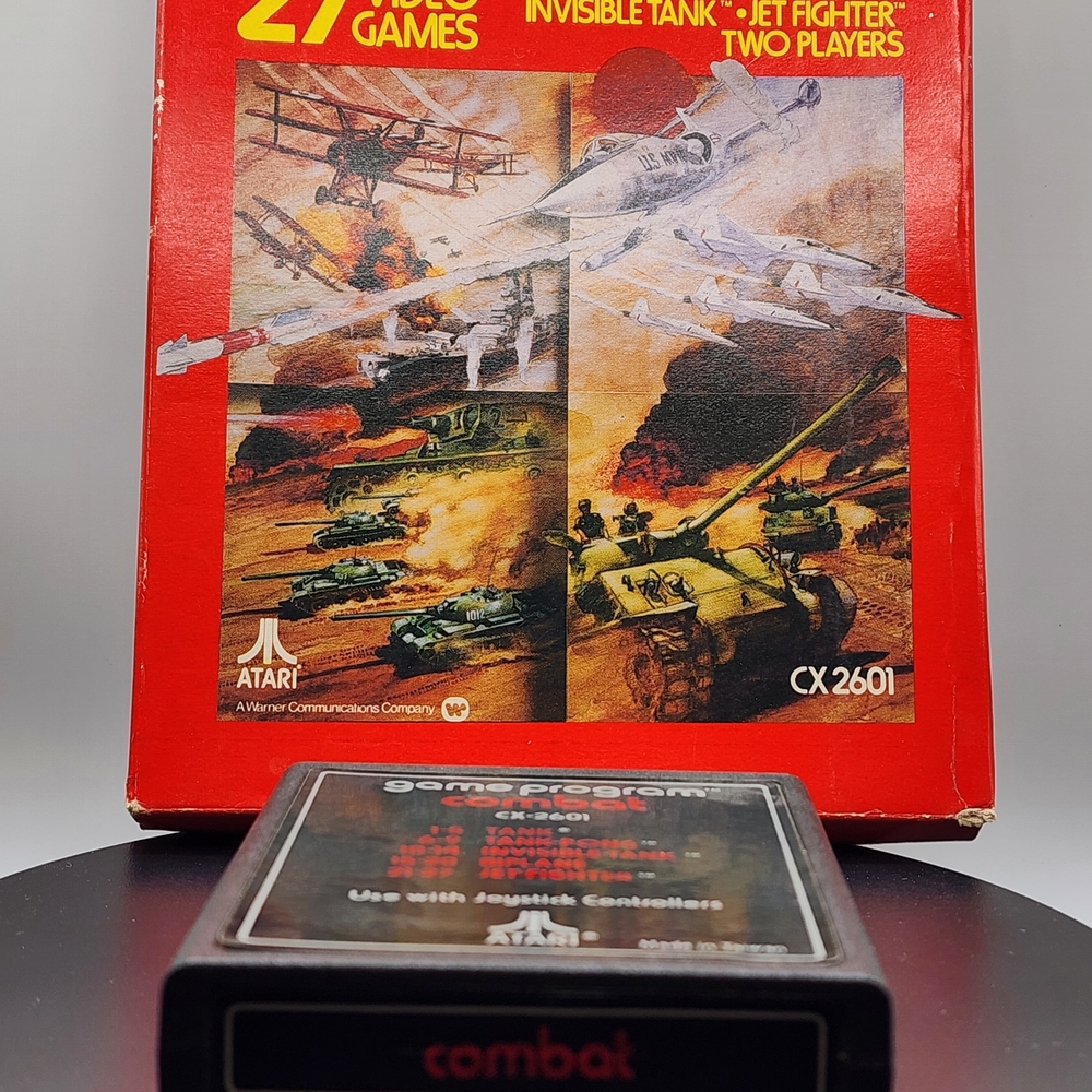 Combat Video Game Cartridge - Red Packaging